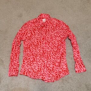 Women’s Gap The Fitted Boyfriend Button Down Shirt